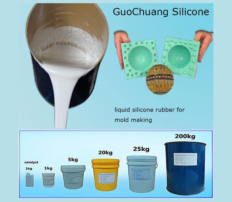 rtv liquid silicone rubber making molds for art Foundry